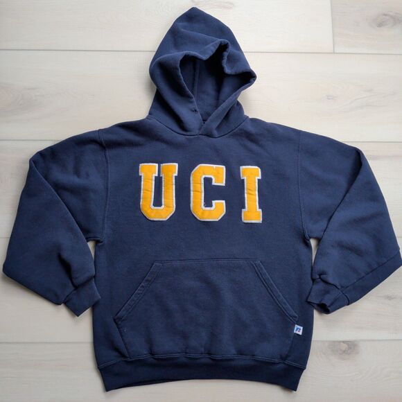 Russell Athletic UCI Anteaters Pullover Hoodie Sweatshirt Mens Small Navy Blue - Picture 1 of 11